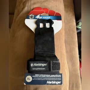 Harbinger Men's Palm Grip Gloves – Black